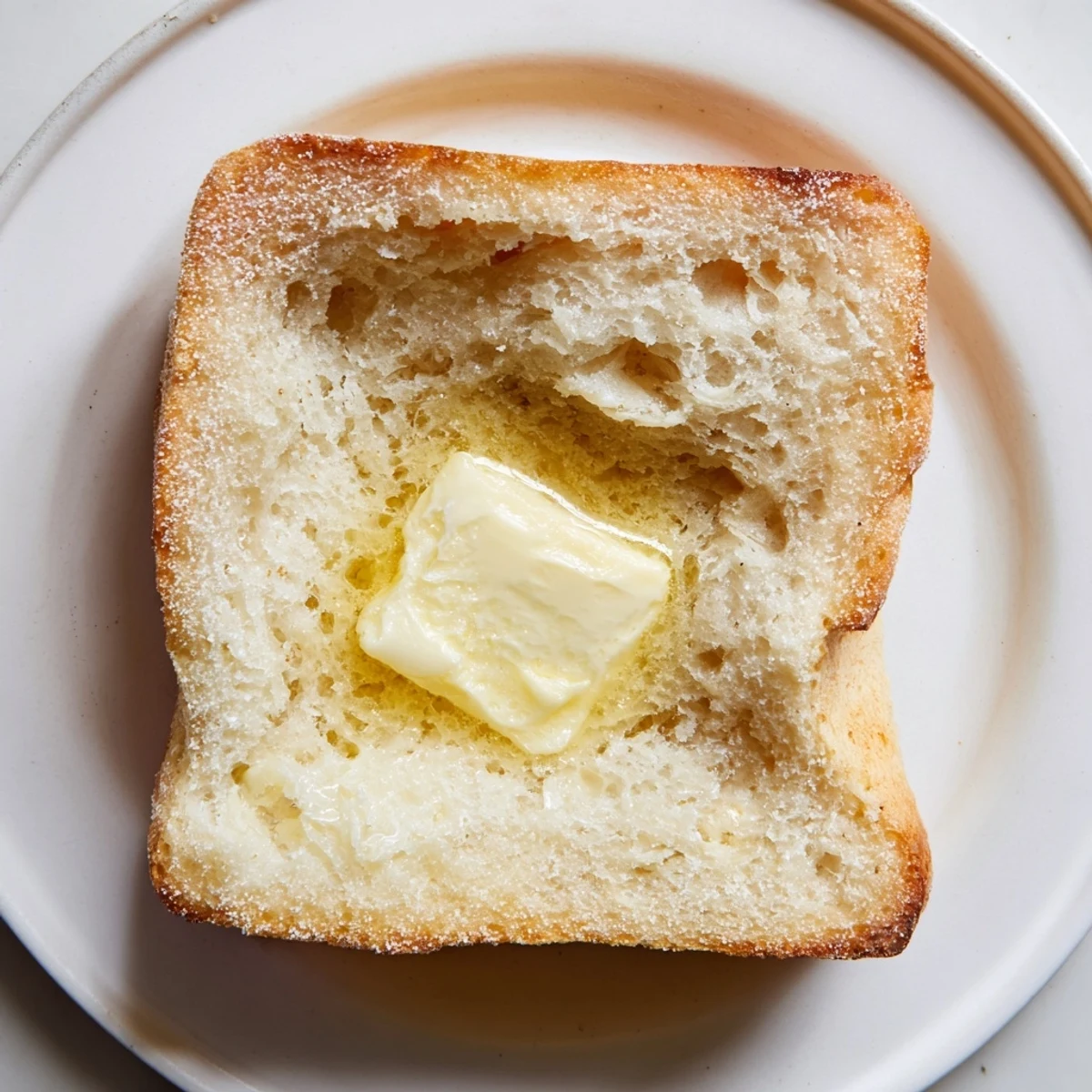 Golden brown sheet pan English muffins, fresh from the oven, ready to toast and enjoy.