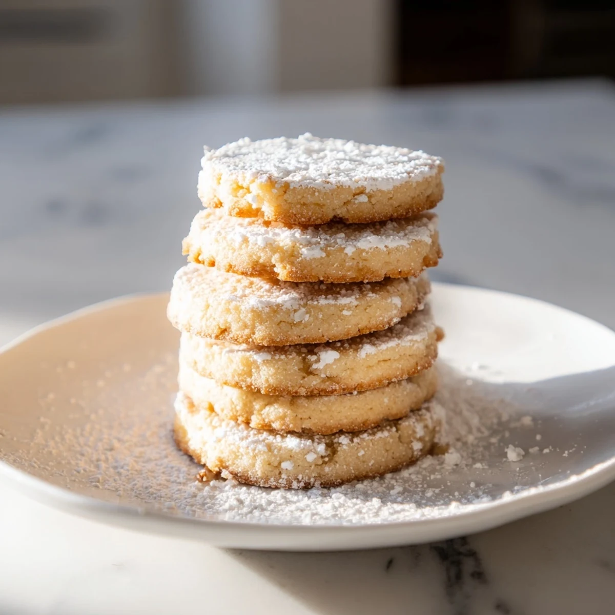 Sweet, buttery honey butter shortbread cookies, a perfect treat melting in your mouth, homemade and delicious.