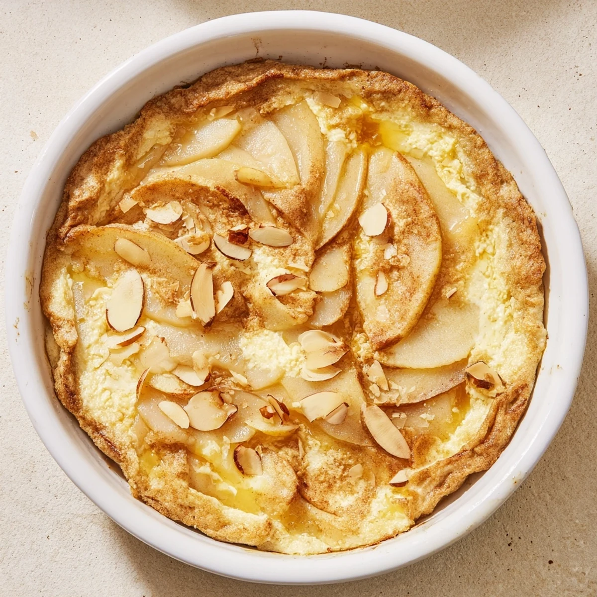 Rustic Crustless Apple Pie