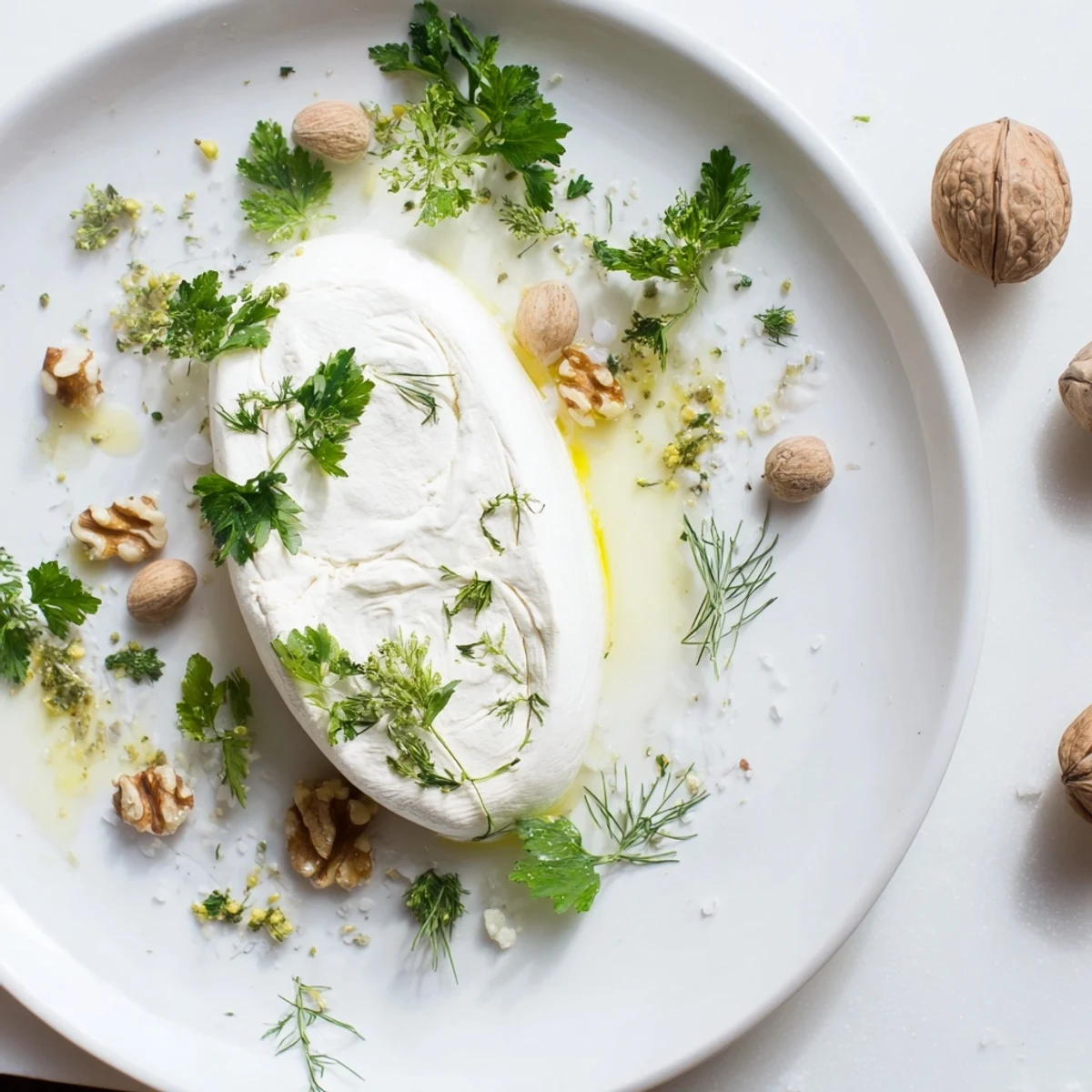 Imagine a close-up of the Fossil Record: soft cheese "fossils" surrounded by crunchy nuts.