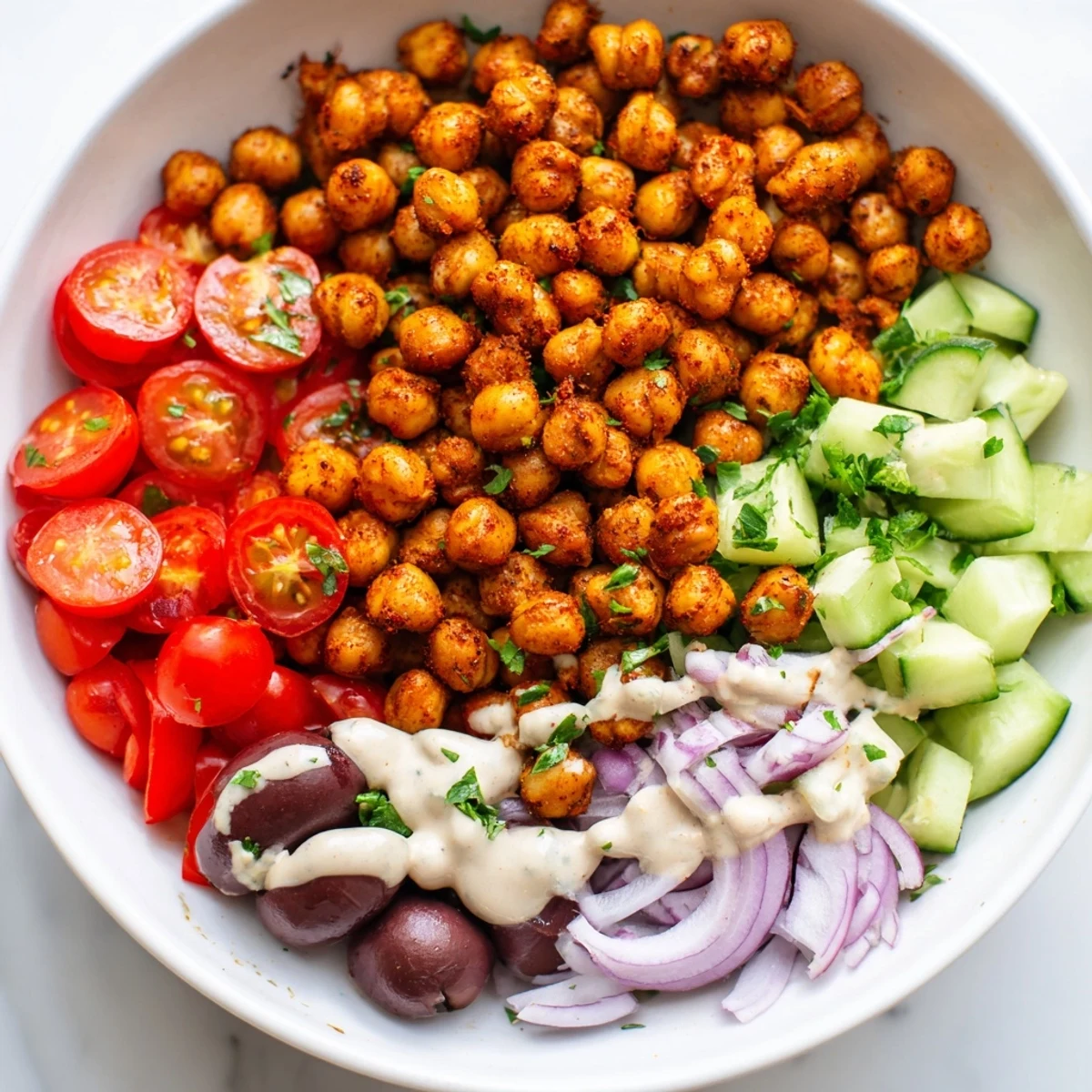 Mediterranean Chickpea Bowl