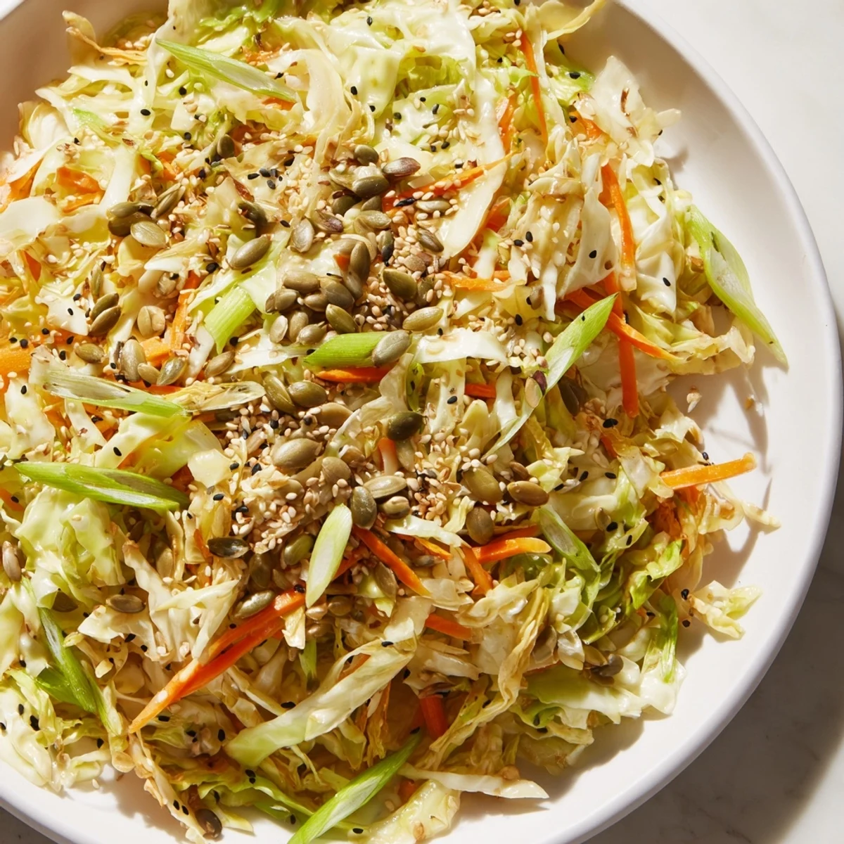 Cabbage Core Slaw Salad