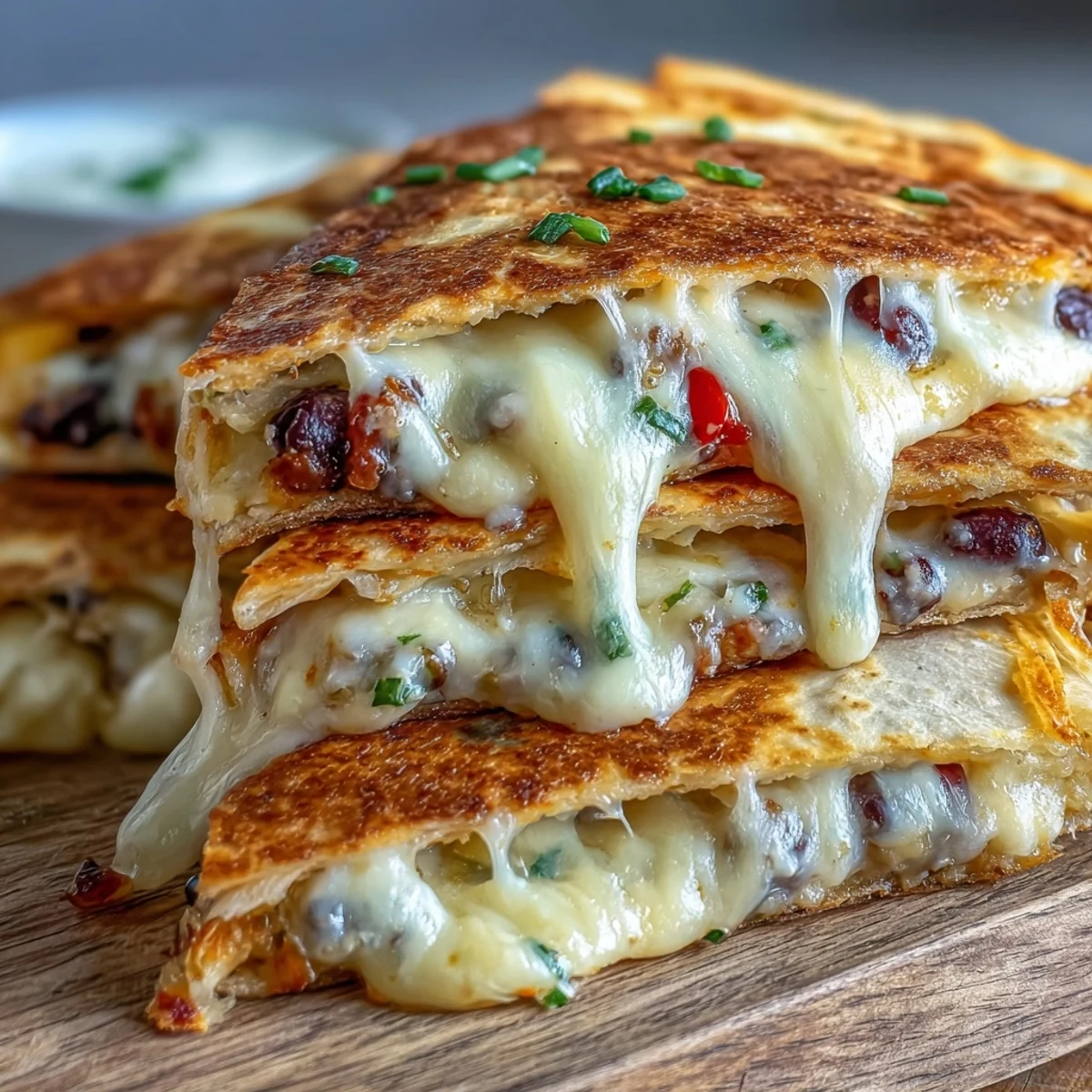 The Blooming Quesadilla Ring served as a festive party appetizer, with lime wedges and avocado slices, perfect for sharing at gatherings.