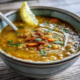 Turmeric Lemon Lentil Soup