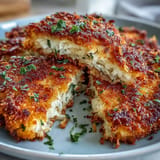 Pan-fried vegetarian cabbage schnitzel with a crunchy breadcrumb coating, perfect as a hearty main or flavorful side dish.