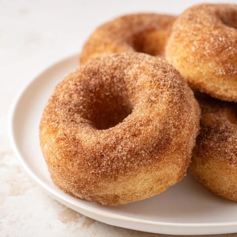 Cinnamon Sugar Baked Donuts