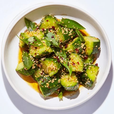 Chinese Spicy Smashed Cucumber