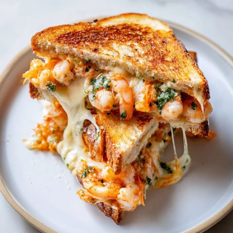 Quick Shrimp Grilled Cheese