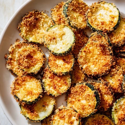 Freshly made zucchini chips served with a side of dipping sauce, a perfect healthy treat.