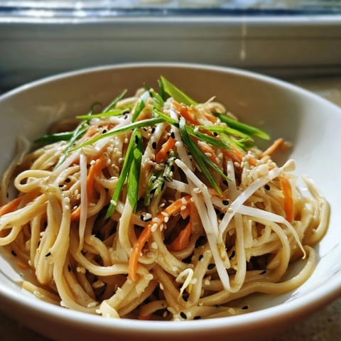 Asian Garlic Noodle Bowl
