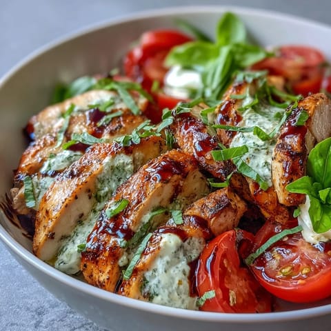 Caprese Chicken Bowl
