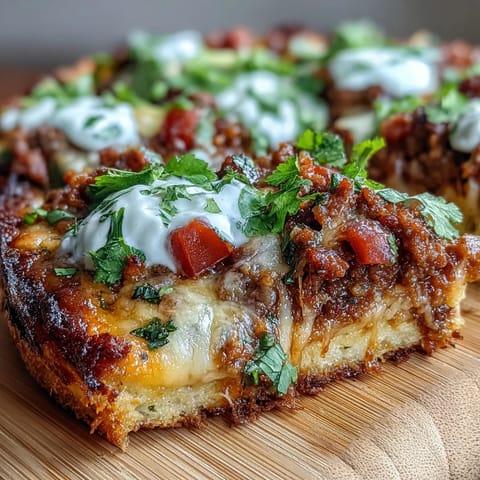 Keto Taco Pizza Crust