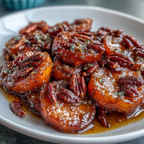 Candied Yams Toasted Pecans
