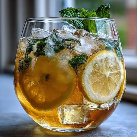 Zesty non-alcoholic Limoncello Spritz Mocktail featuring bright lemon flavors and chilled sparkling water, perfect for summer sipping.