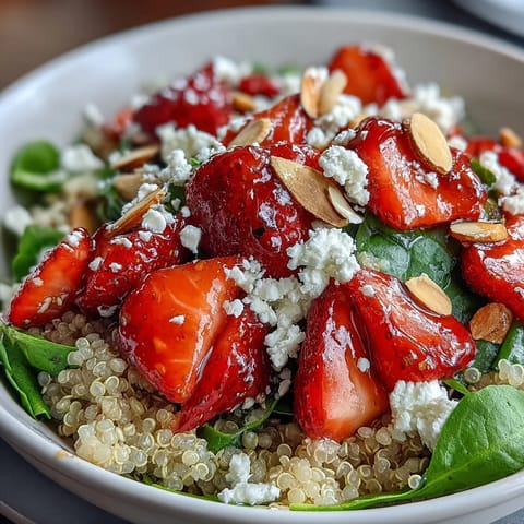 Strawberry Feta Quinoa Salad