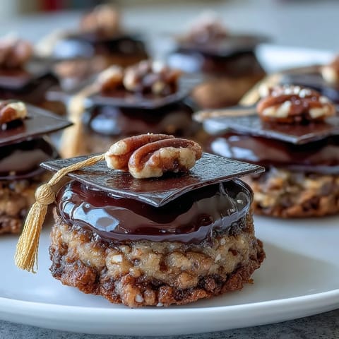 Easy Graduation Cap Cookies