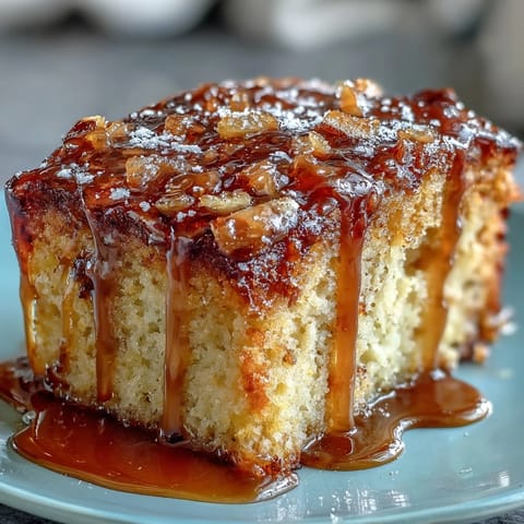 Elegant floral honey cake topped with tangy lemon glaze, a delightful European dessert for special occasions.  