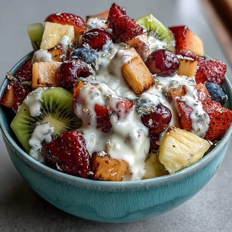 Rainbow Fruit Coconut Cream