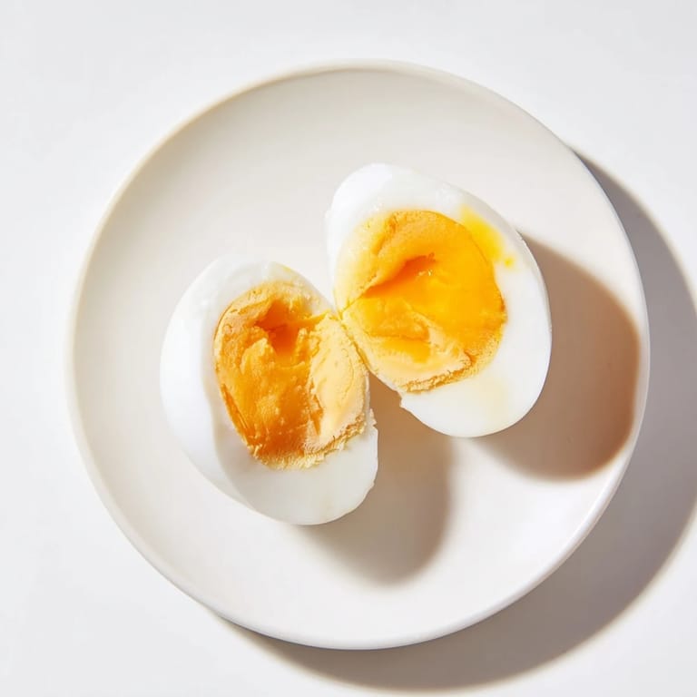 Enjoy quick and easy Air Fryer Boiled Eggs; beautiful, golden eggs for meal-prep or a tasty snack.