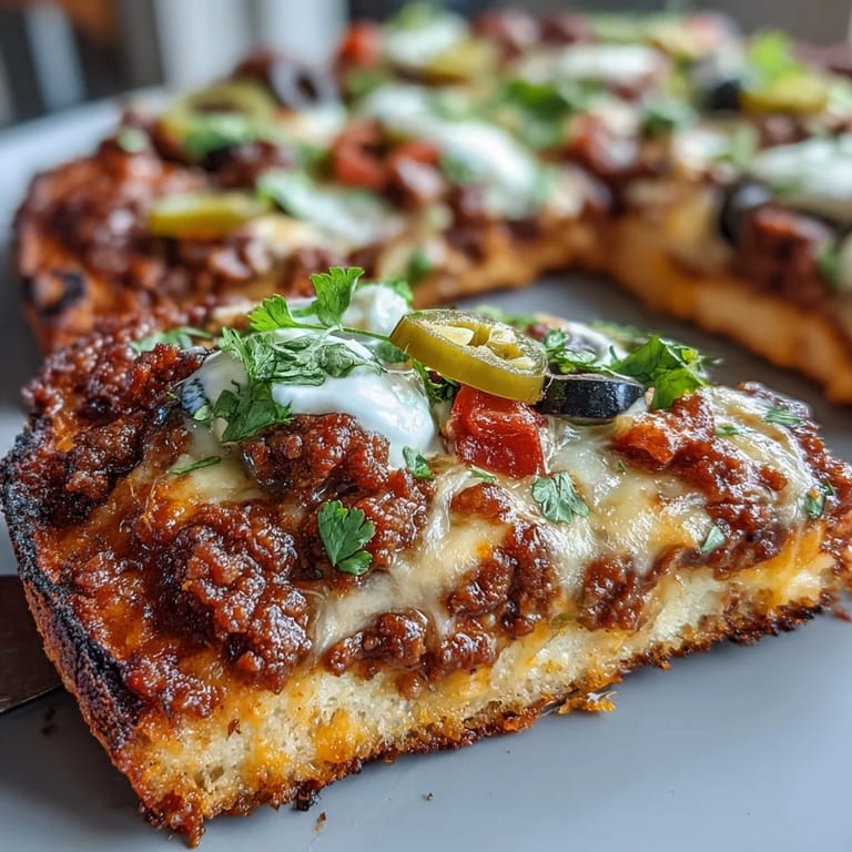 Crispy cheddar and mozzarella cheese base loaded with spicy taco meat, tomatoes, avocado, and cool sour cream for a keto-friendly feast.