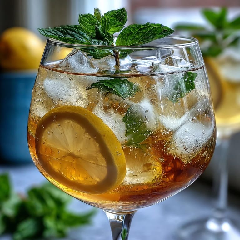 Bright and bubbly Limoncello Spritz Mocktail made with lemon cordial, sparkling water, and a twist of citrus garnish.