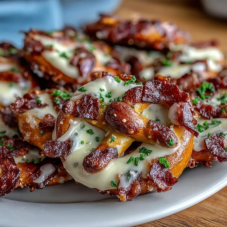 Bite-sized pretzel shamrocks coated in creamy white chocolate, perfect for St. Patrick's Day celebrations.