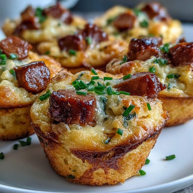 Appetizing summer party mini corn dog muffins, ready for ketchup and mustard.