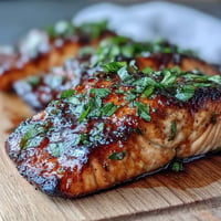 Succulent cedar plank salmon glazed with sweet maple Dijon, subtly smoky.